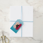 Spint liefde - Kiss Gift Bag Cadeaulabel (Met Touw)