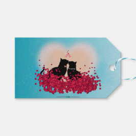 Spint liefde - Kiss Gift Bag Cadeaulabel