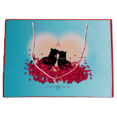 Spint liefde - Kiss Gift Bag Groot Cadeauzakje (Voorkant)