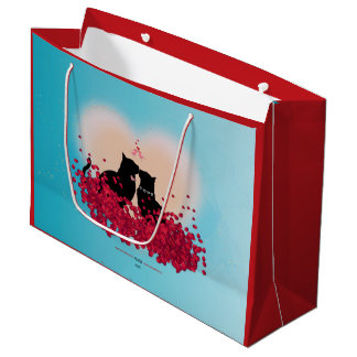 Spint liefde - Kiss Gift Bag Groot Cadeauzakje