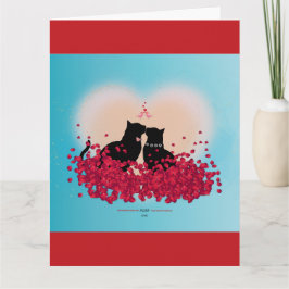 Spint liefde - Kiss Gift Bag Kaart