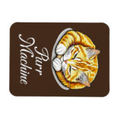 Spint machine, Schattigee slapende gemberkat Magneet (Horizontaal)