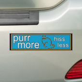 Spint meer gesis minder Bumpersticker (Op auto)