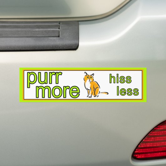 Spint meer gesis minder Bumpersticker (Op auto)