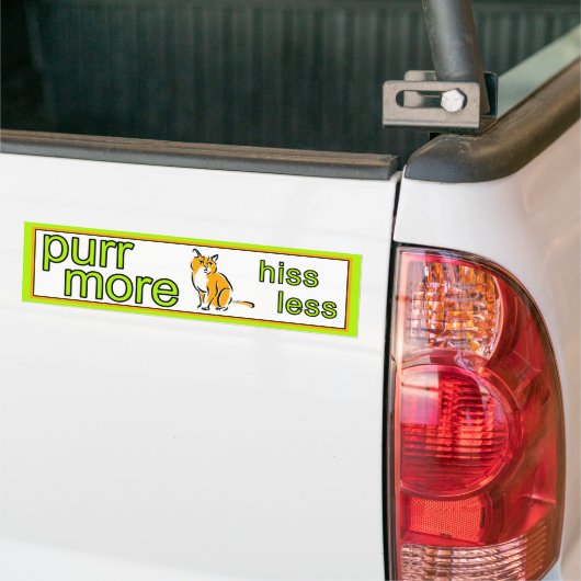 Spint meer gesis minder Bumpersticker (Op Truck)