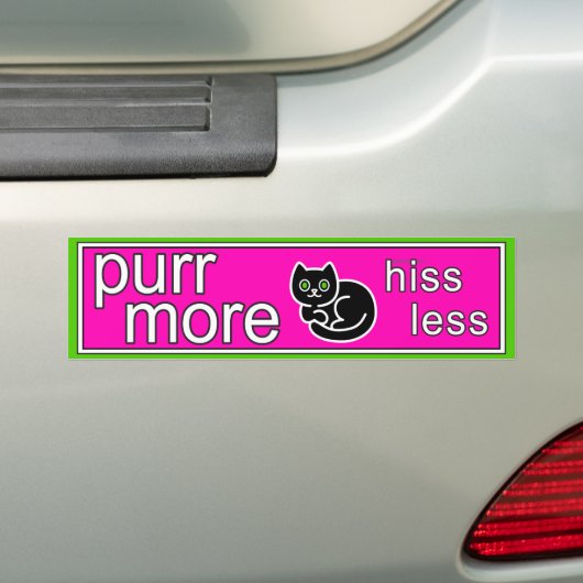 Spint meer gesis minder Bumpersticker (Op auto)