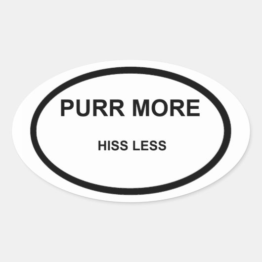 Spint meer sissen minder Sticker (Voorkant)