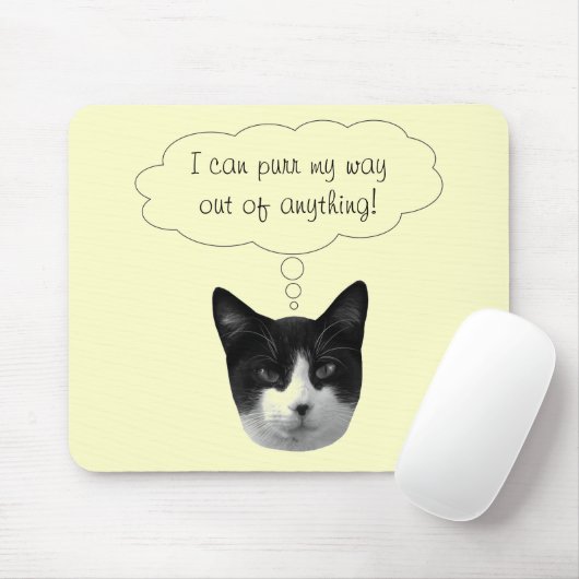 Spint mijn weg uit elke Mousepad Muismat (Met muis)