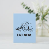 "Spint perfect trotse kattenmoeder" Briefkaart (Staand voorkant)