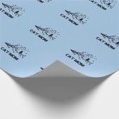 "Spint perfect trotse kattenmoeder Cadeaupapier (Hoek)