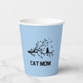 "Spint perfect trotse kattenmoeder Papieren Bekers (Voorkant)