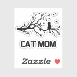 "Spint perfect trotse kattenmoeder Sticker