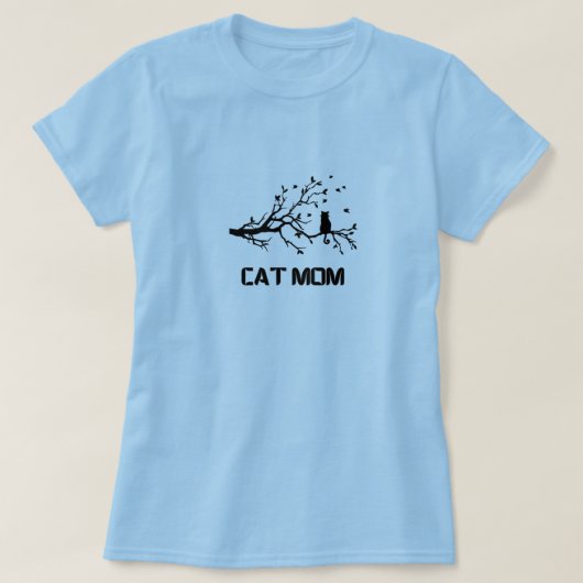 "Spint perfect trotse kattenmoeder" T-shirt (Design voorkant)