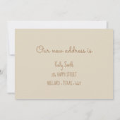 Spint perfect verplaatst, ons nieuwe adres aankondiging (Achterkant)