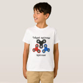 spint-shirt met fidget t-shirt (Voorkant volledig)
