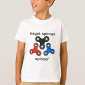 spint-shirt met fidget t-shirt (Voorkant)