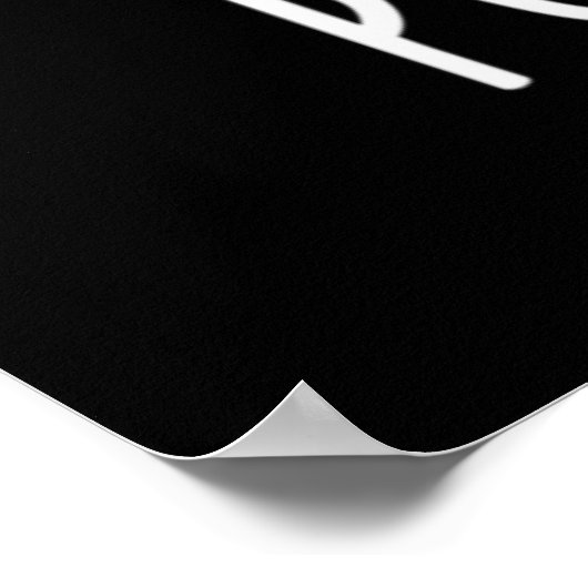 Spint-tato Funny Cat Potato Pun Dark BG Poster (Hoek)