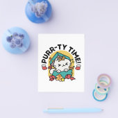 Spint-ty tijd! - Feestelijke Cat Christmas Design Flyer (Enkel)