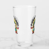 Spint-ty tijd! - Feestelijke Cat Christmas Design Glas (Links)