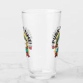 Spint-ty tijd! - Feestelijke Cat Christmas Design Glas (Rechts)