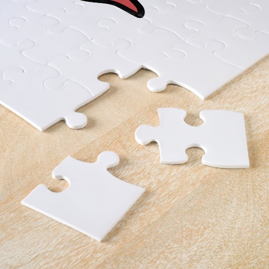 Spint-ty tijd! - Feestelijke Cat Christmas Design Legpuzzel (Zijkant)