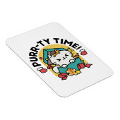 Spint-ty tijd! - Feestelijke Cat Christmas Design Magneet (Rechterzijde)