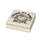 Spint-ty tijd! - Feestelijke Cat Christmas Design Rubberstempel (Stempel)