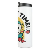 Spint-ty tijd! - Feestelijke Cat Christmas Design Thermosbeker (Geroteerd rechts)