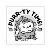 Spint-ty tijd! - Feestelijke Cat Christmas Design Zelfinktende Stempel (Design)