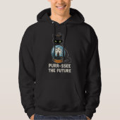 Spint-zie de toekomst - Fortune Teller Cat Hoodie (Voorkant)