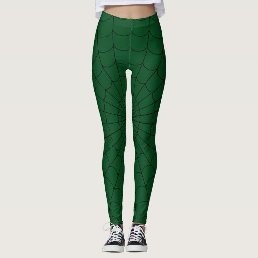 Spinweb/Halloween Leggins Leggings (Voorkant)