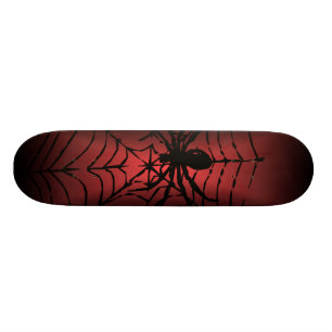 Spinweb met spinskateboard skateboard
