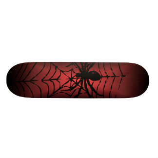 Spinweb met spinskateboard skateboard