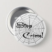 Spinweb Ronde Button 7,6 Cm (Voorkant /achterkant)