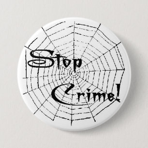 Spinweb Ronde Button 7,6 Cm