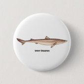 Spiny Dogfish Ronde Button 5,7 Cm (Voorkant)