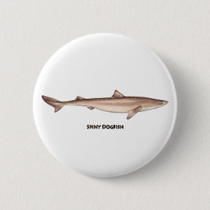 Spiny Dogfish Ronde Button 5,7 Cm