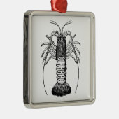 Spiny Lobster (Californië) Metalen Ornament (Rechts)