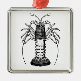 Spiny Lobster (Californië) Metalen Ornament