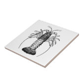 Spiny Lobster (Californië) Tegeltje (Zijkant)
