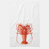 Spiny Lobster Kitchen of Tea Towel Theedoek (Verticaal)