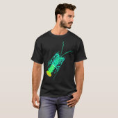 Spiny Lobster Lobstering Schaaldieren Zeevruchten T-shirt (Voorkant volledig)