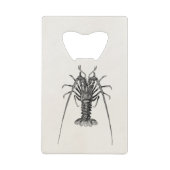  Spiny Lobster Persoonlijke Sjabloon Creditkaart Flessenopener (Voorkant)