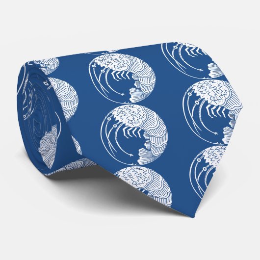 Spiny lobster stropdas (Opgerold)