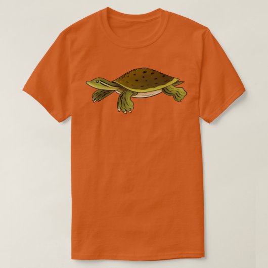 Spiny Softshell Turtle T-shirt (Design voorkant)
