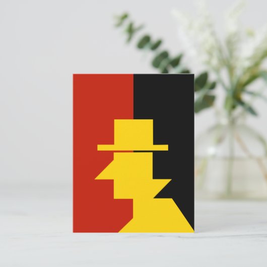 spion briefkaart (Staand voorkant)