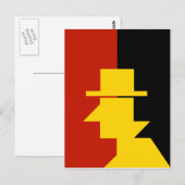 spion briefkaart (Voorkant / Achterkant)