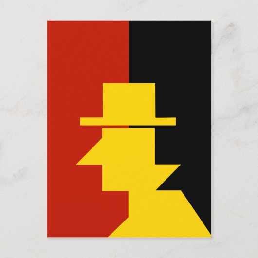 spion briefkaart (Voorkant)