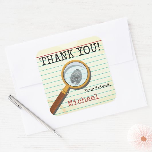 Spion geheim agent Stickers (Envelop)