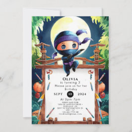 Spion Kinderen Ninja Verjaardag Kaart